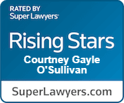 Rated By Super Lawyers Rising Stars Courtney Gayle O'Sullivan SuperLawyers.com